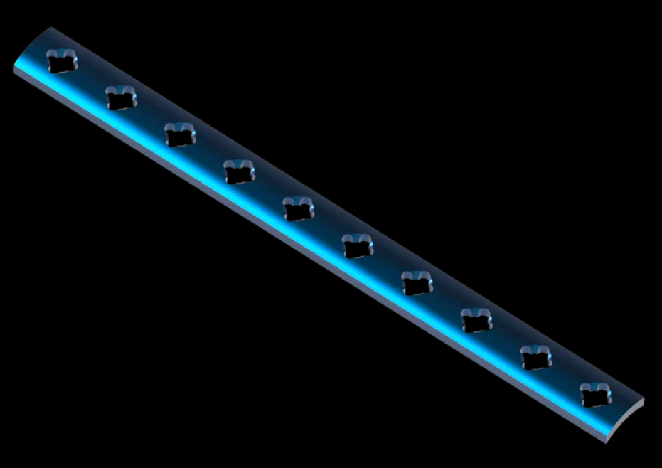 3.5MM POLY AXIAL ONE THIRD LOCKING PLATE