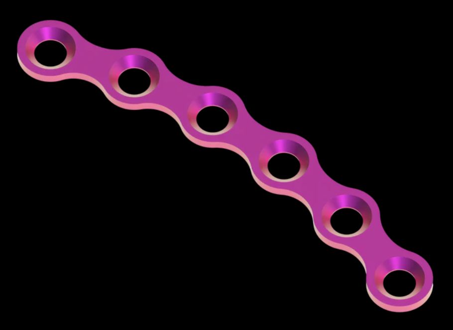 1.5MM ORBITAL CURVED PLATE