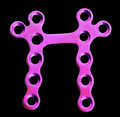 1.5MM NOSE PLATE 12 HOLE