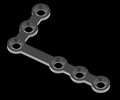2.0MM 120DEGREE ANGLE L-PLATE W/T BAR