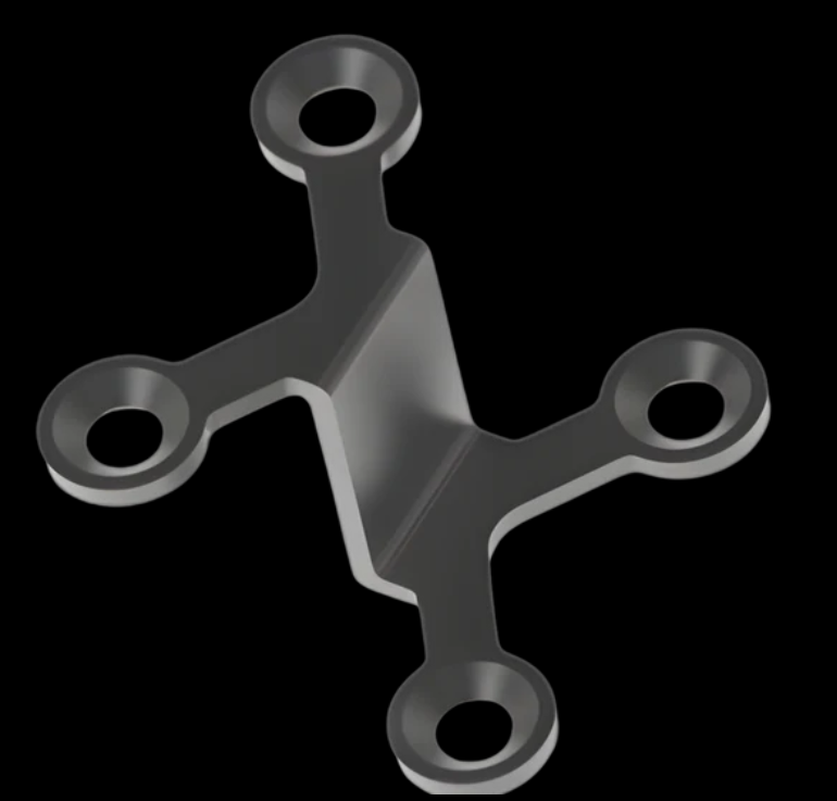 2.0MM DOUBLE CURVED CHIN PLATE