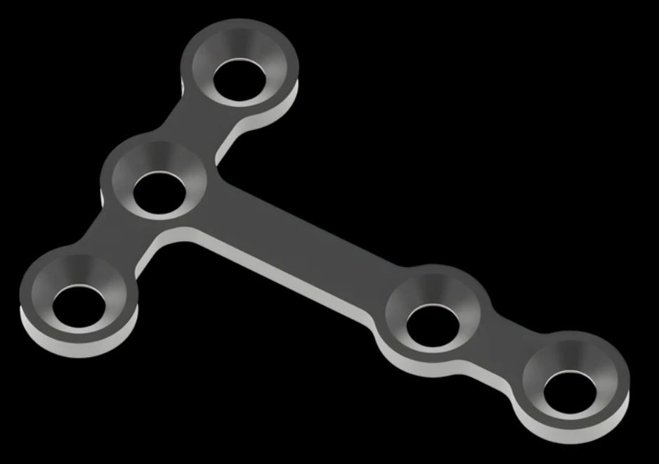 2.0MM T- PLATE 3HEAD HOLE