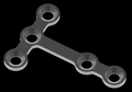 2.0MM T- PLATE 3HEAD HOLE