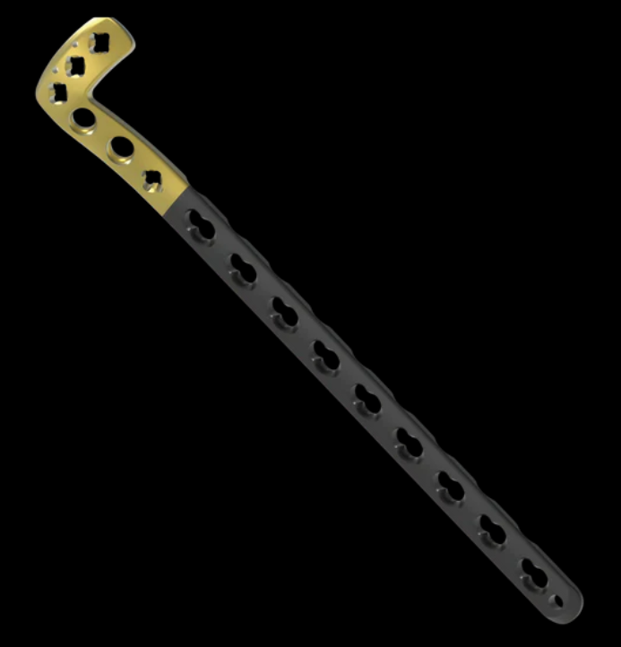 4.5/5.0MM POLY AXIAL PROXIMAL LATERAL TIBIA L-PLATE