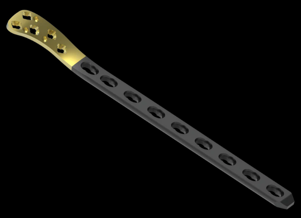 4.5/5.0MM POLY AXIAL PROXIMAL BUTTRESS HEAD LATERAL TIBIA LOCKING  PLATE