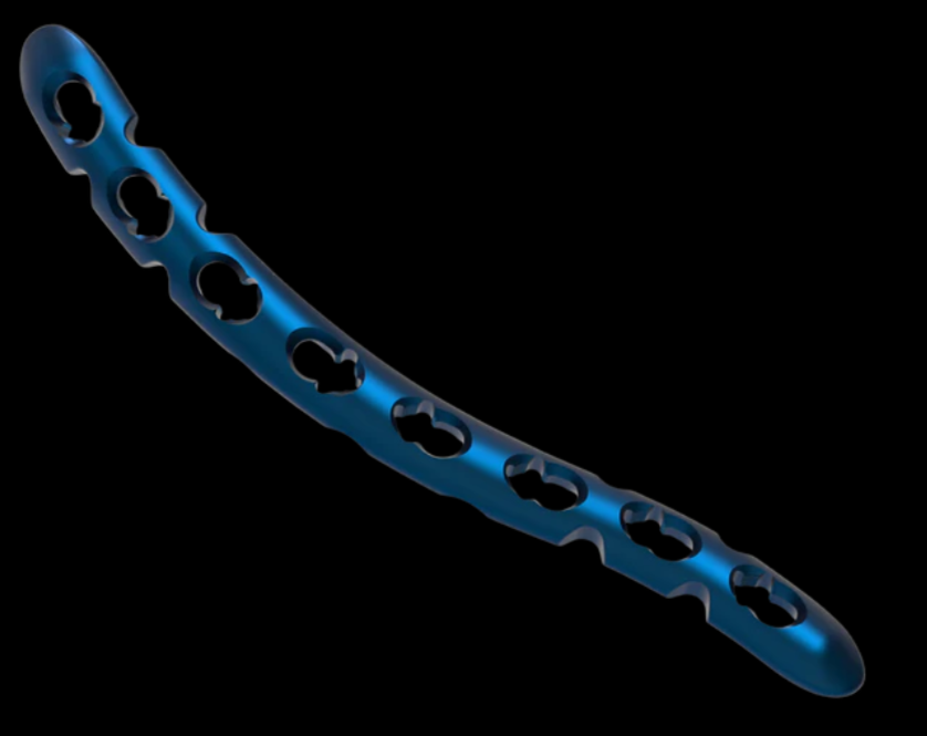 3.5MM POLY AXIAL CLAVICLE LOCKING PLATE