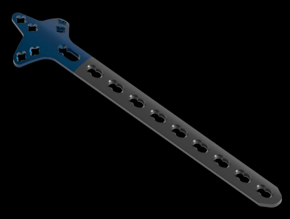 3.5MM POLY AXIAL LCP CLOVERLEAF LOCKING PLATE
