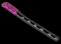 2.7/3.5MM POLY AXIAL DISTAL FIBULA LATERAL LOCKING PLATE