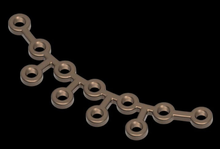 2.4/2.7MM POLY AXIAL NAVICULAR LOCKING PLATE