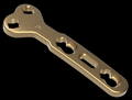 2.4MM POLY AXIAL SECOND TMF FUSION LOCKING  PLATE