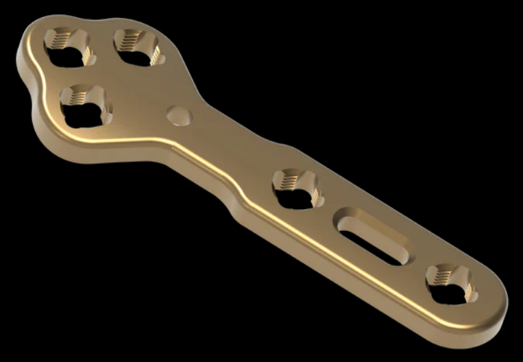 2.4MM POLY AXIAL CLOVERLEAF LOCKING PLATE
