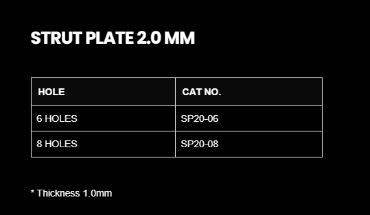 2.0MM STRUT PLATE