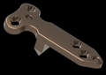 2.4/2.7MM POLY AXIAL WEDGE OSTEOTOMY SPACER PLATE
