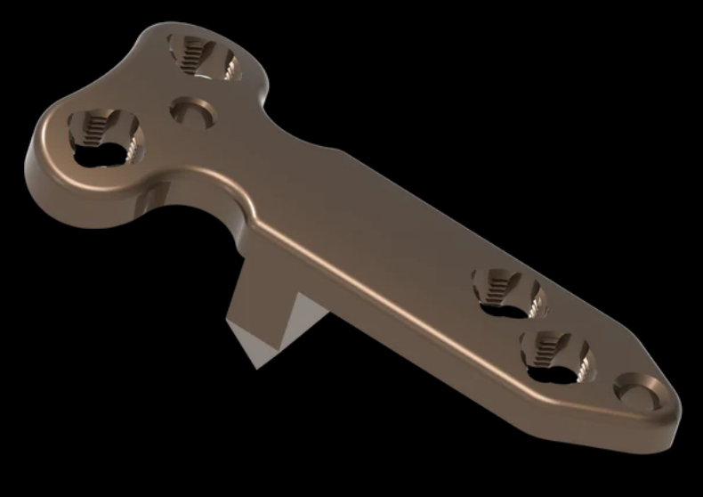 2.4/2.7MM POLY AXIAL WEDGE OSTEOTOMY SPACER PLATE