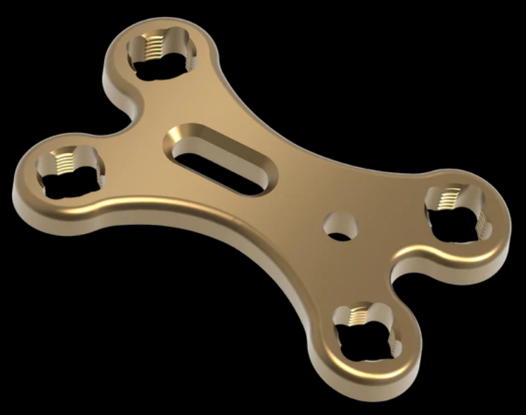 2.4MM POLY AXIAL X-PLATE