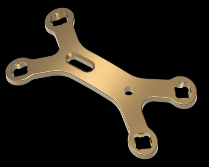 2.4MM POLY AXIAL X-PLATE